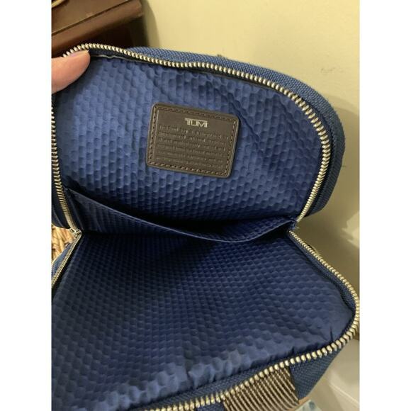 Tumi Men’s Backpack Crossbody Shoulder Bag 22318Bth Alpha Bravo Blue